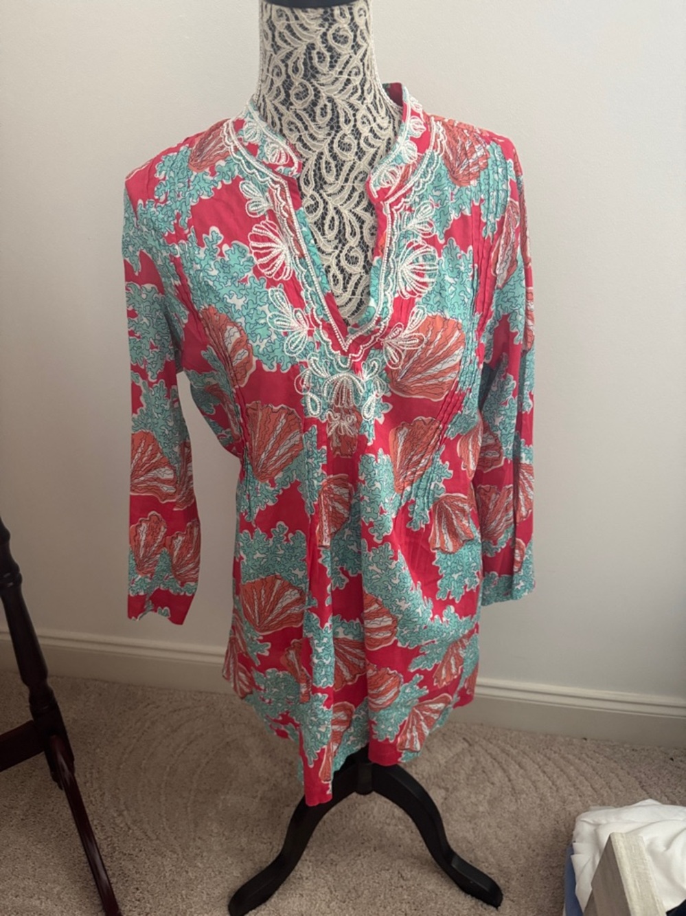 Lilly Pulitzer Sarasota watermelon Coralina tunic top